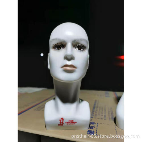 Full Body Female Adjustable Tailor Mannequin Head  Model Hat Wig Glasses Convenient Prop Display With Shoulders Smiling